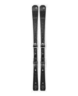 Blizzard Phoenix SL + TP 11 Light Demo damernas pistskidor i svart med förmonterade bindningar framifrån mot vit bakgrund.