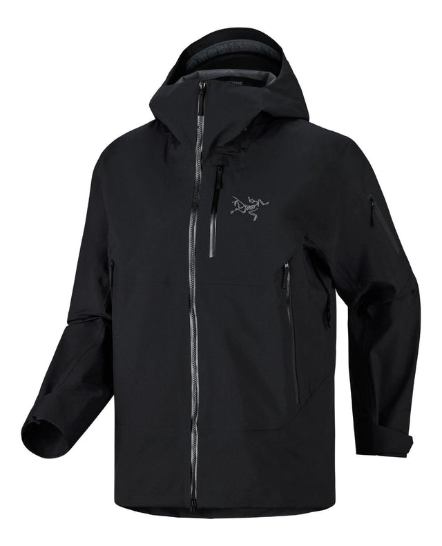 Arc'teryx Sabre Jacket Men - Svart skidjacka för herr med väderskyddande skal och huva.