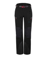 Klättermusen Meile Pants Women - Svart skidbyxa för dam med bälte.