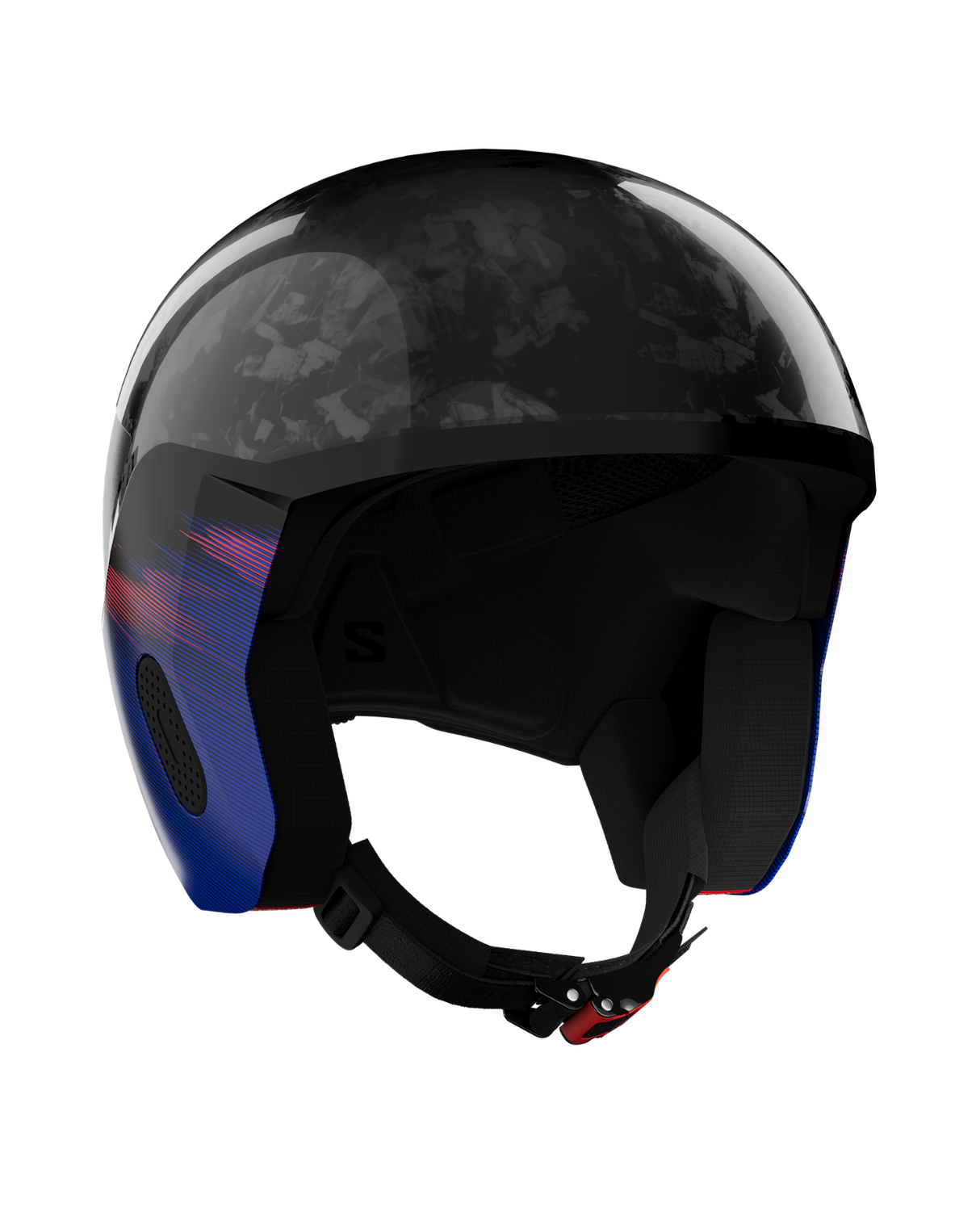 Salomon S/Lab Equipe FIS MIPS - Black/Race Blue - Skidåkningshjälm