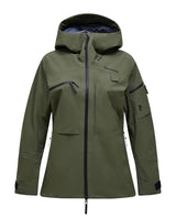 Peak Performance Alpine Gore-Tex 3L Jacket Women - Pine Needle - Grön skidjacka för dam