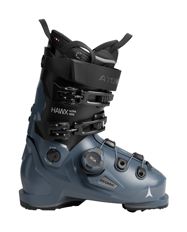 Atomic Hawx Ultra 120 S BOA Glacier/Black - högpresterande alpinpjäxa med BOA-system för optimal passform.