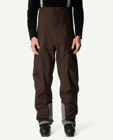 Houdini Rollercoaster Bib Pants II skidbyxor i brun färg för herrar.