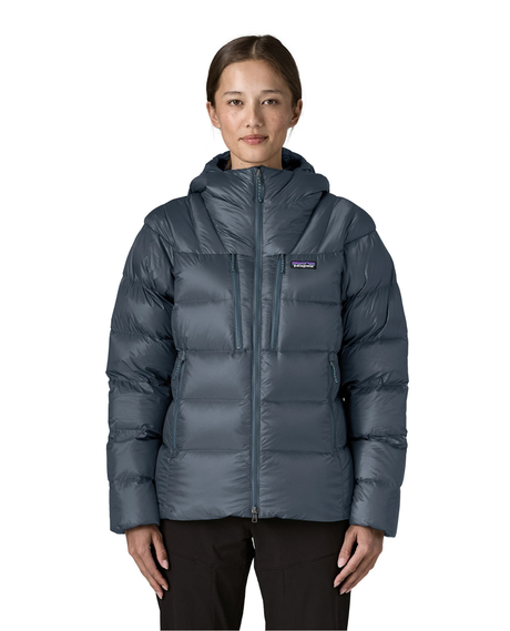 Patagonia Fitz Roy Down Hoody Women - Summit Blue damdunjacka
