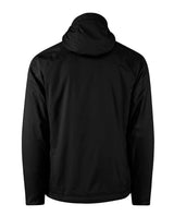 Klättermusen Drifa Hood Jacket Men - Svart jacka bakifrån med huva