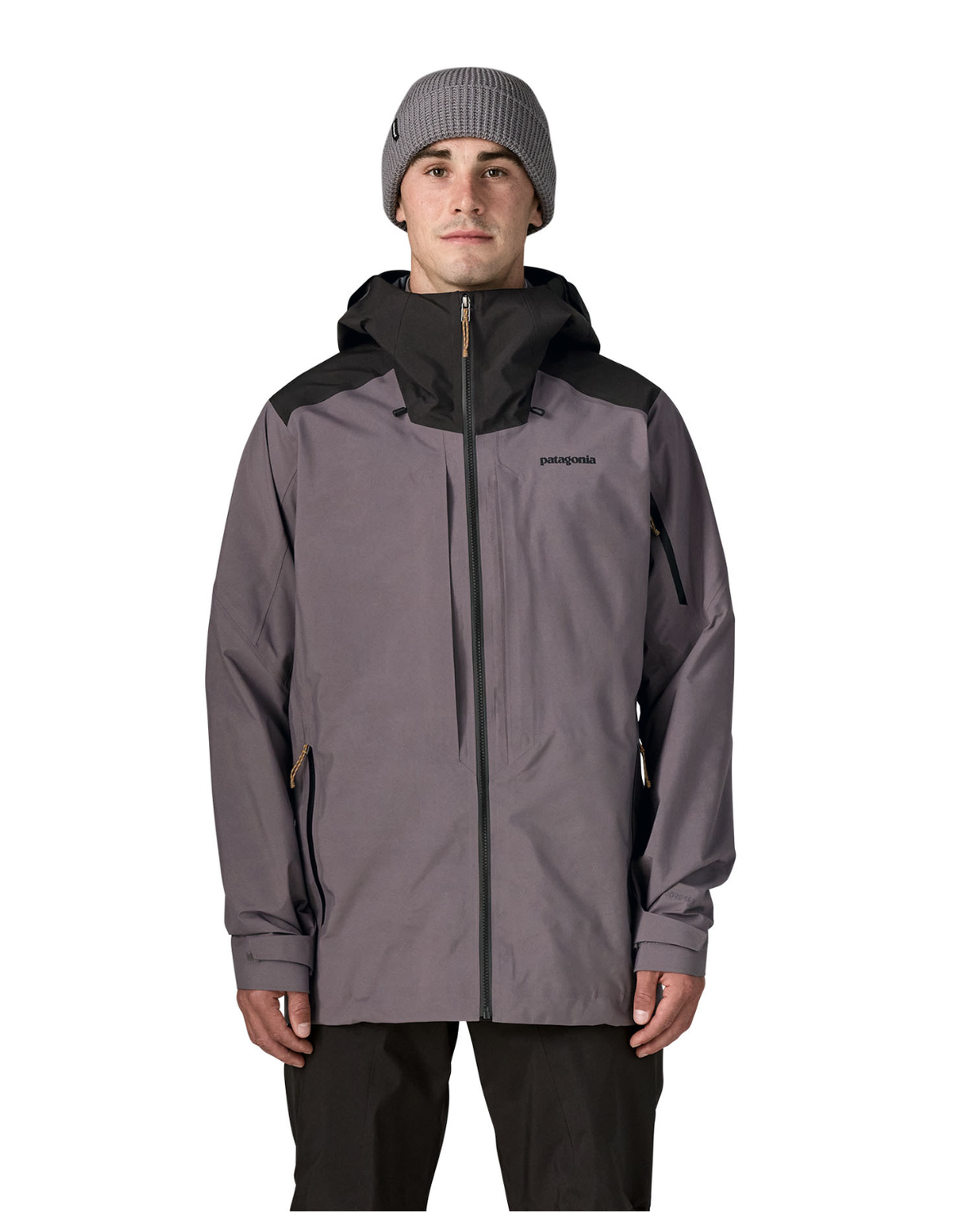 Patagonia PowSlayer Jacket Men i grått för herrar som ger ett komplett skydd vid friåkning och toppturer.