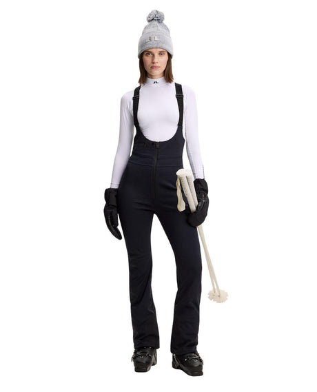 J.Lindeberg Aviana Softshell Bib Pant Women Svart - Skidbyxor dam från Alpingaraget