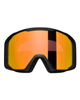 Sweet Protection Durden RIG Reflect skidglasögon med orange spegellins och mattsvart ram.