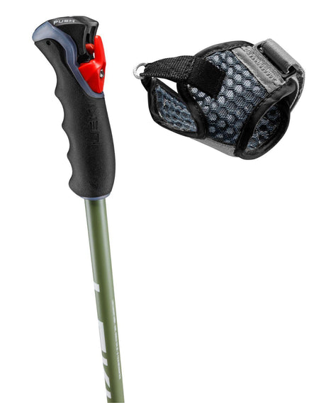 Leki Peak Vario TR teleskopstav med Trigger-grepp och ventilerande mesh-rem för dig som tävlingsåkare.
