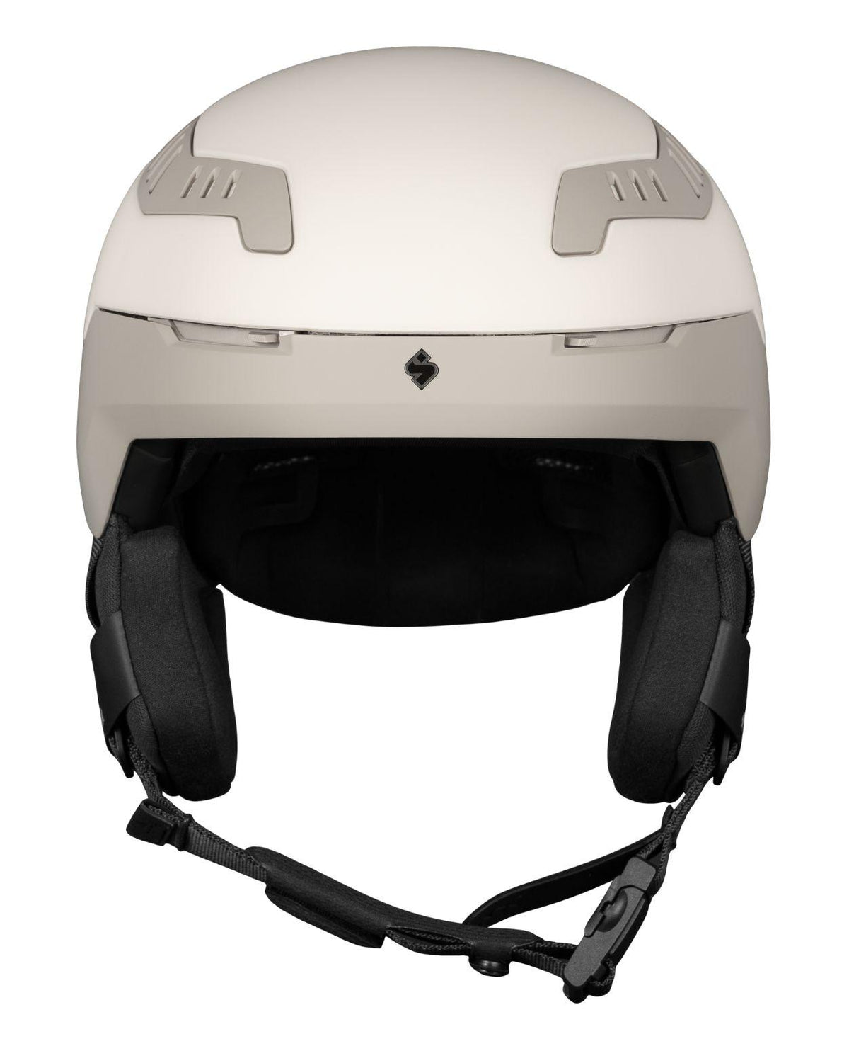Grå Sweet Protection Switcher 2Vi Mips alpinhjälm i färgen Warm Thunder för alpin skidåkning.
