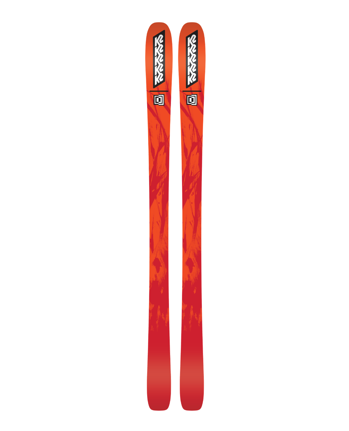 K2 Mindbender 88 är en mångsidig all mountain-skida i rött med trygg kontroll för pist och varierat före.