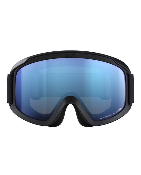 POC Opsin skidgoggles med svart ram och blå Clarity-lins för utförsåkning i skiftande ljus.