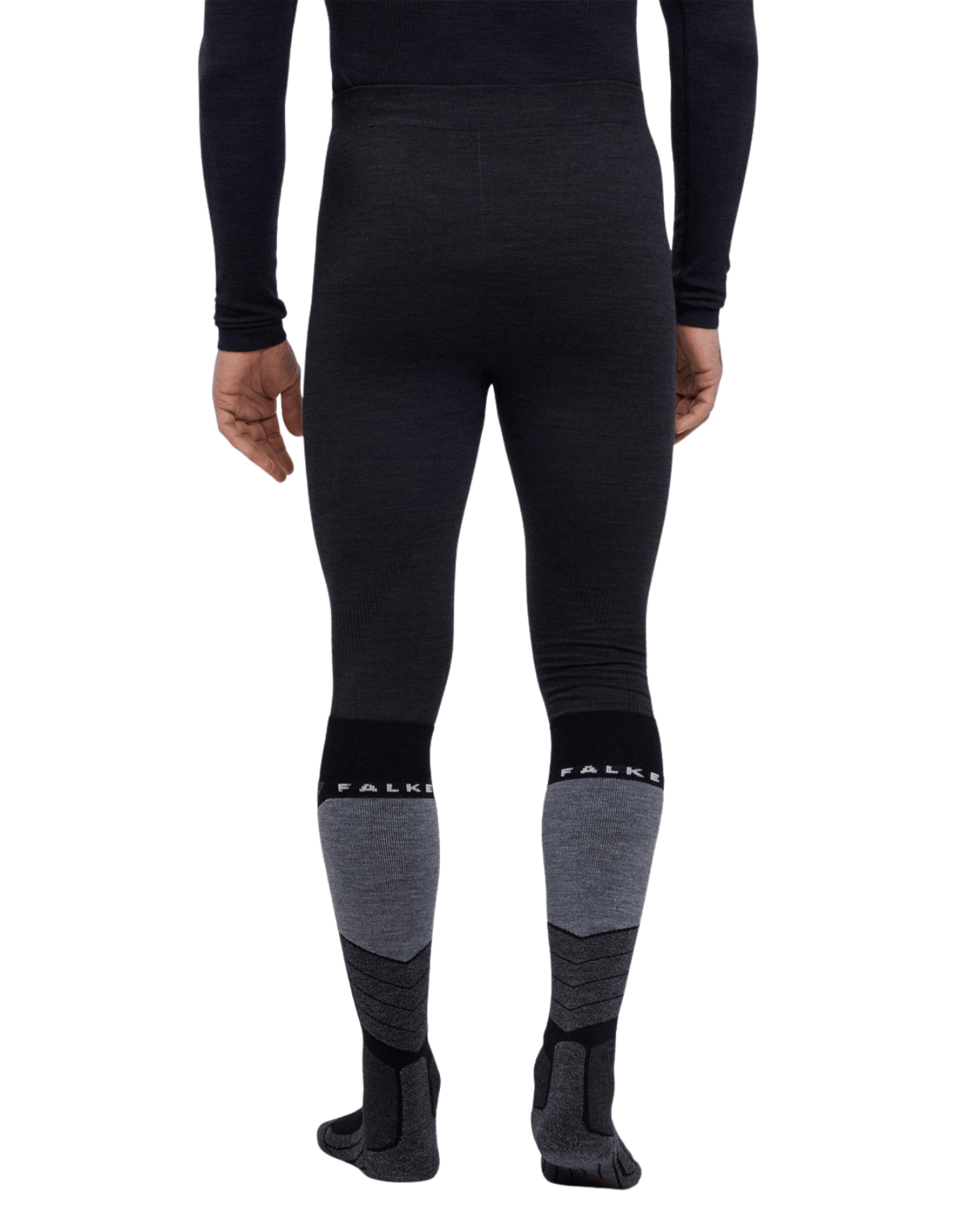 FALKE Men Tights Wool - Tech - Black - Underställ - Alpingaraget