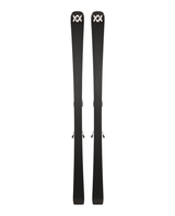 Völkl Peregrine 72 pistskidor i en snygg svart design som visar skidorna framifrån.