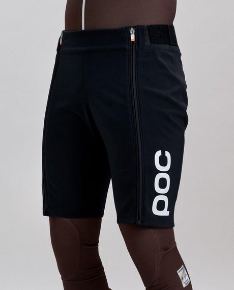 POC Race Shorts Men Uranium Black - svarta träningsshorts för alpin skidåkning