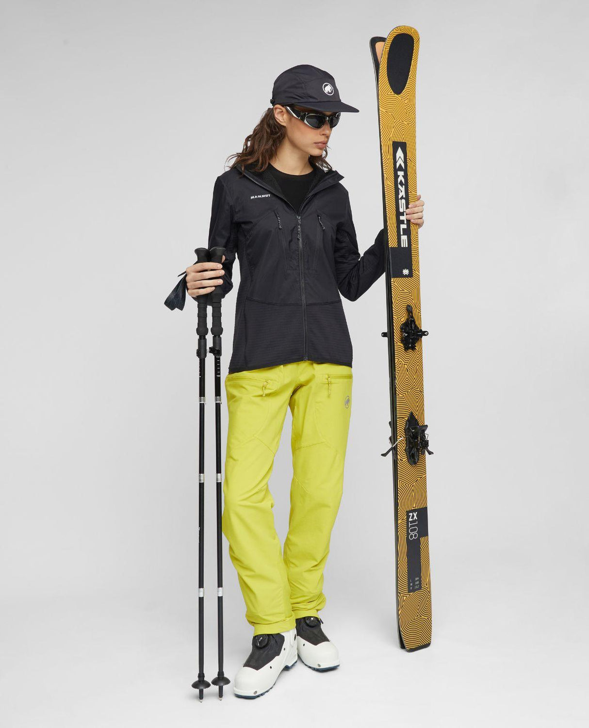 Mammut Aenergy ML Hybrid Hooded Jacket Dam Svart - Mellanlager