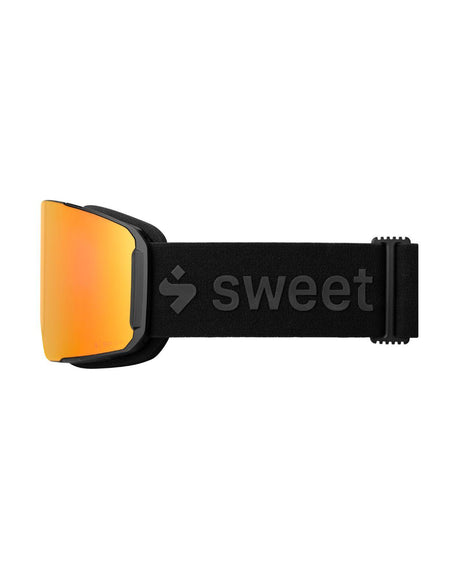 Sweet Protection Boondock II M RIG Reflect skidglasögon med orange spegellins och svart band.