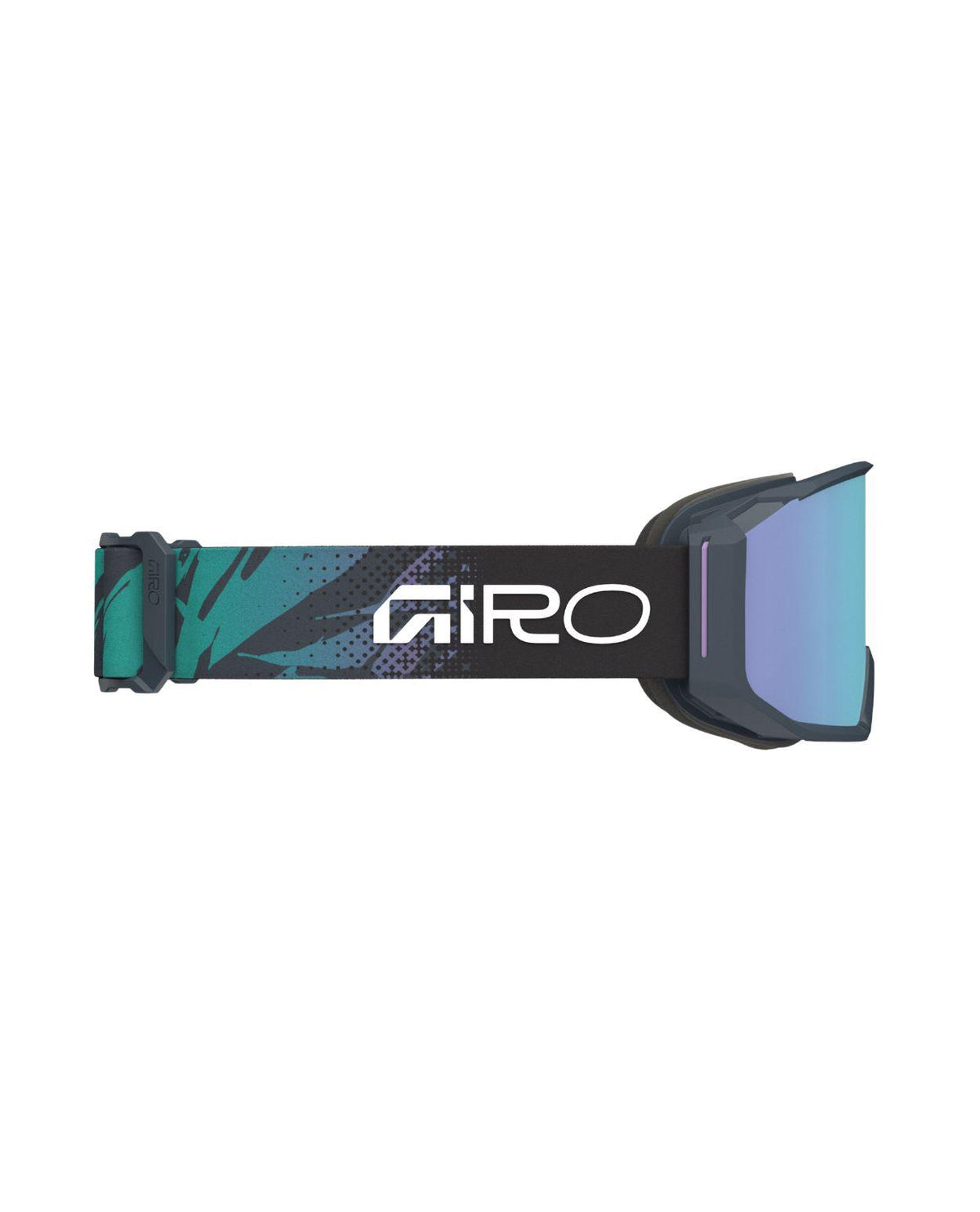 Giro Revolt Pro - Sapphire Trench Fade skidglasögon med blå spegellins och mönstrat band