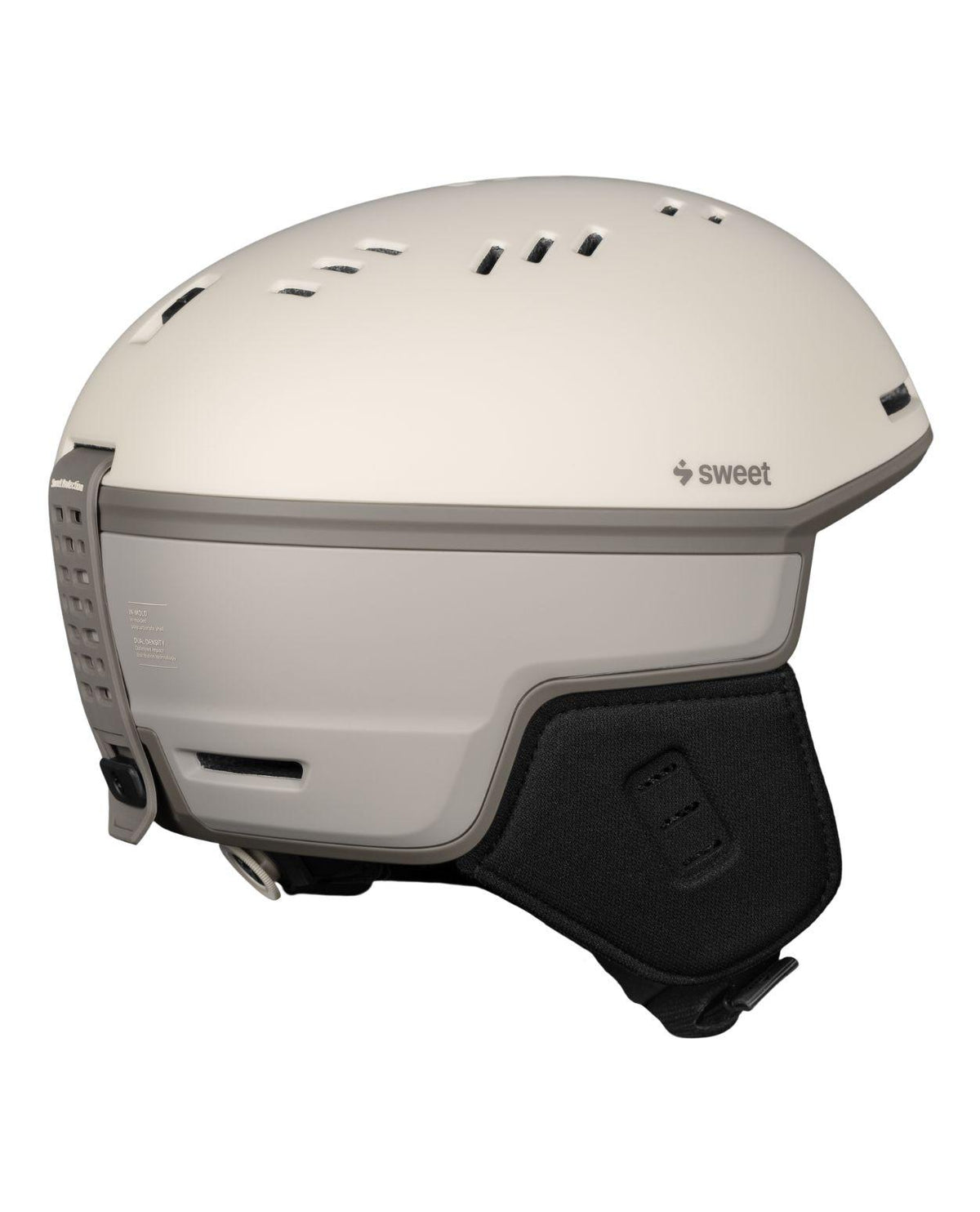 Grå Sweet Protection Adapter Mips skidhjälm i färgen Warm Thunder med ventilationskanaler och gogglefäste.