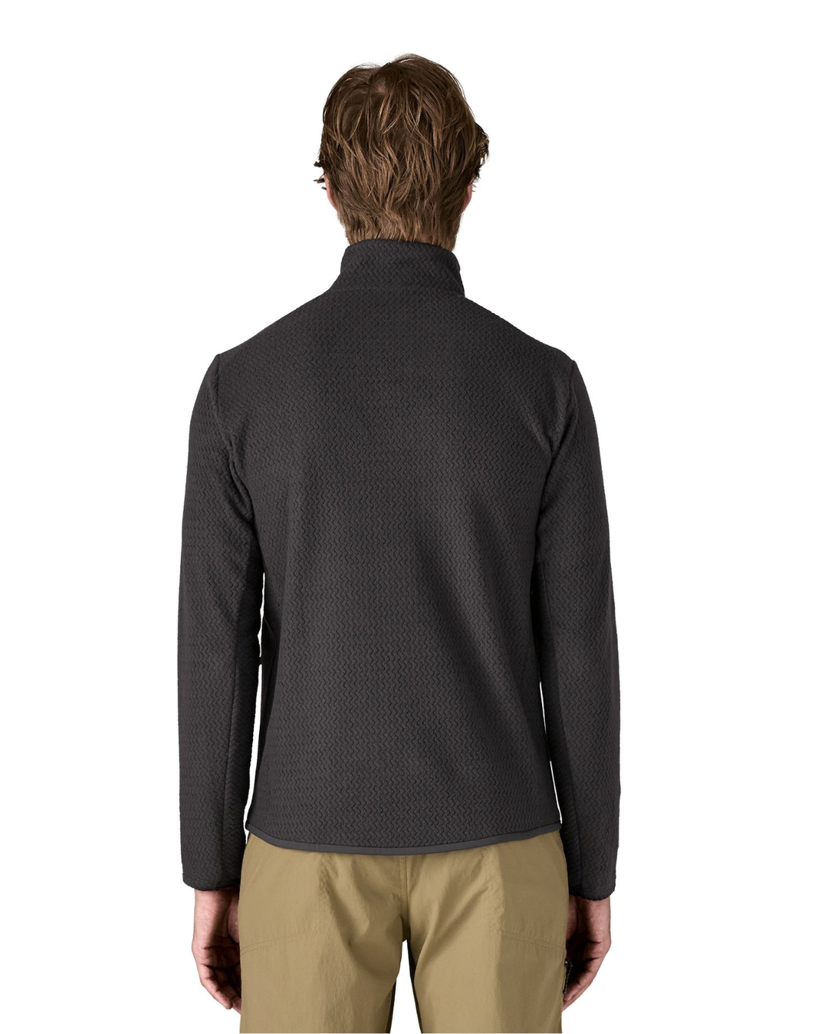 Patagonia R1 Air Jacket Men - Svart jacka bakifrån för herrar