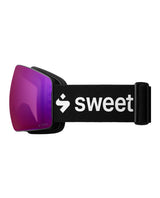 Sweet Protection Connor RIG Reflect skidglasögon i profil med lila RIG Bixbite-lins och svart logoband.