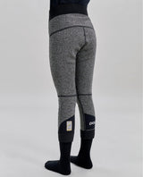 POC Layer Cut Resistant Tights Junior i färgen Uranium Black, sedda bakifrån.