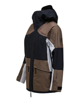 Peak Performance Vertical Gore-Tex Pro Jacket Men Offblack/Terrain Tan - Sidovy