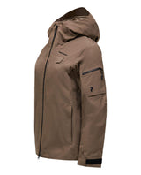 Peak Performance Alpine Gore-Tex Insulated Jacket Women Terrain Tan skidjacka för damer i brun färg.