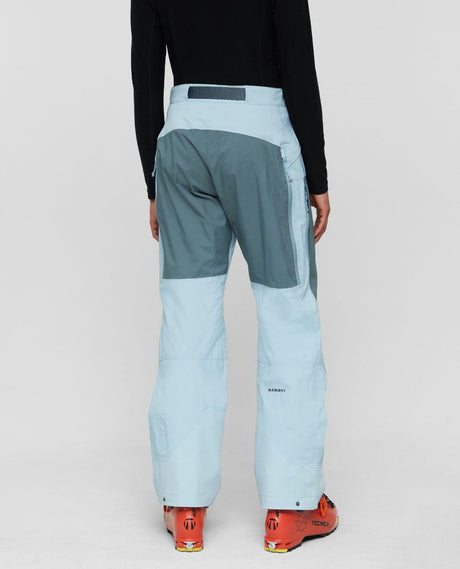 Mammut Haldigrat Gore-Tex HS Thermo Pants Women - Nebla-Strata skidbyxor bakifrån