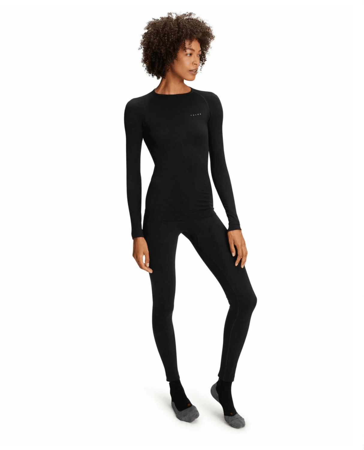 FALKE Women Long - sleeve shirt Warm - Black - Underställ - Alpingaraget