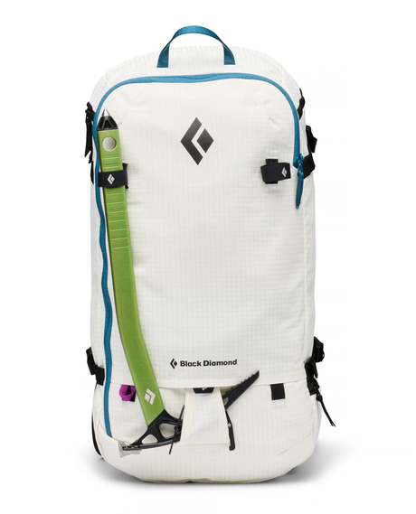 Black Diamond Helio 30 Backpack - Chalk med fäst isyxa
