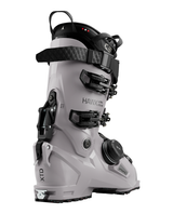 Atomic Hawx Ultra XTD 130 BOA, grå toppturspjäxa med gåläge och BOA-snörning sedd bakifrån.