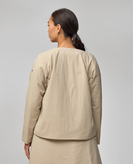 Fjällräven HC Insulated Jacket Women - Fossil - Bakifrån
