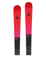 Atomic Redster G9 FIS J-RP juniorraceskidor för storslalom i röd och svart design med raceplatta.