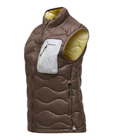 Peak Performance Helium Utility Down Vest Dam - Terrain Tan/Antarctica