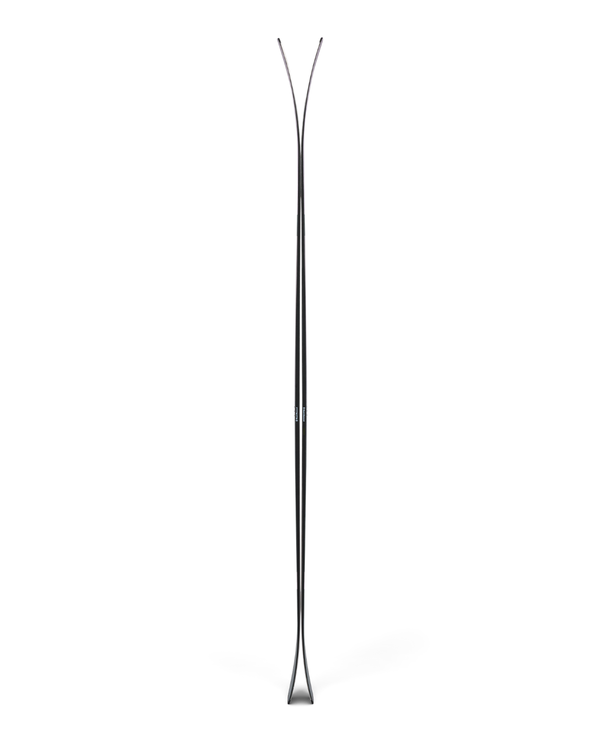 Black Diamond Impulse Ti 98 Women 26/27 lila sidoprofil som visar skidlängd och rockerprofil.