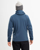 Elevenate Skiers Fleece Hood Men Insignia Blue bakifrån