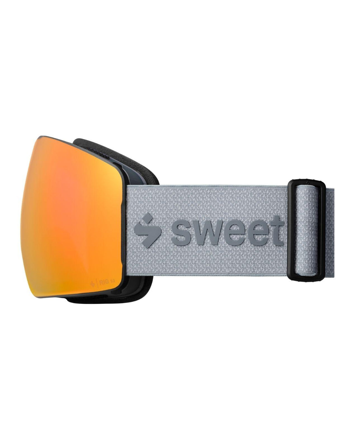 Sweet Protection Connor RIG Reflect skidglasögon med orange spegellins och grått band.