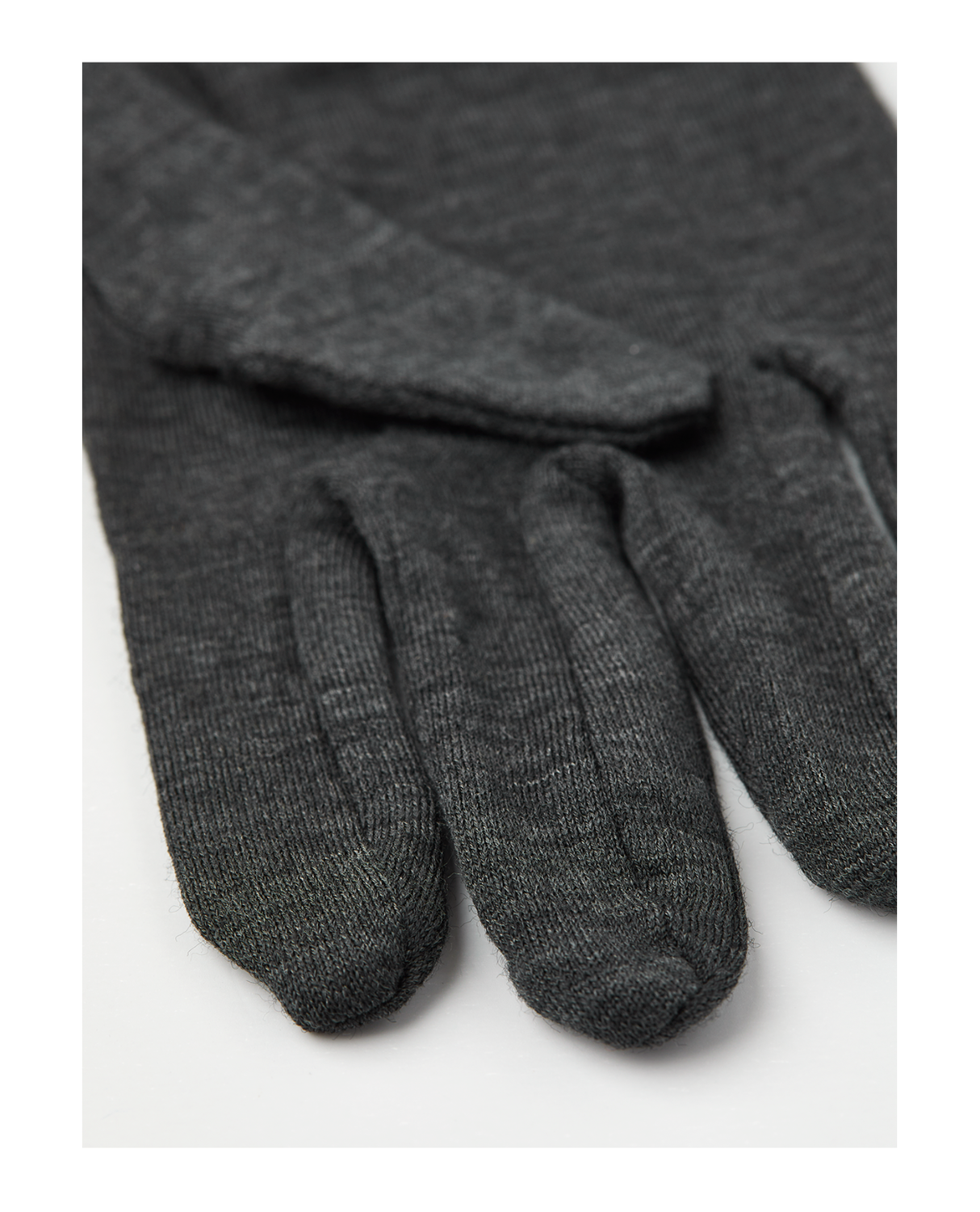 Hestra Merino Wool Liner Active 5 Finger - Charcoal - Alpingaraget