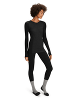 FALKE Women Long - sleeve shirt Wool - Tech Light - Black - Underställ - Alpingaraget