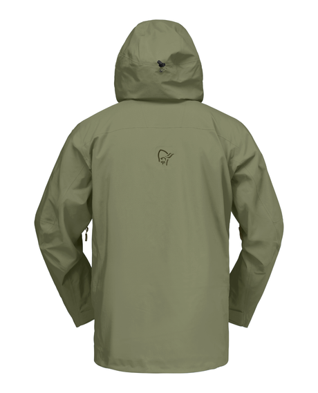 Norrøna Lofoten Gore-Tex Pro Jacket Men - Deep Lichen Green bakifrån