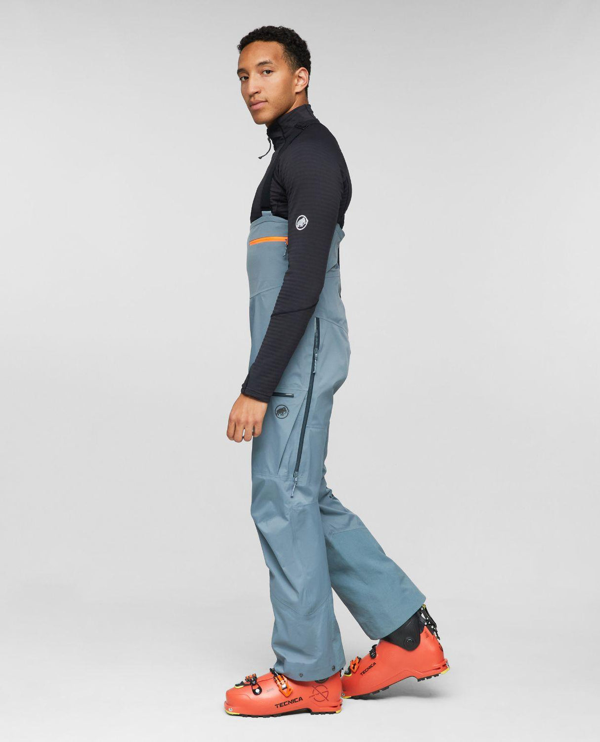 Mammut Haldigrat HS Bib Pants Men - Flerfärgad hardshell-hängselbyxa för herr