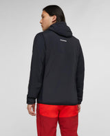 Mammut Aenergy Air IN Hooded Jacket Men - Svart jacka bakifrån med huva