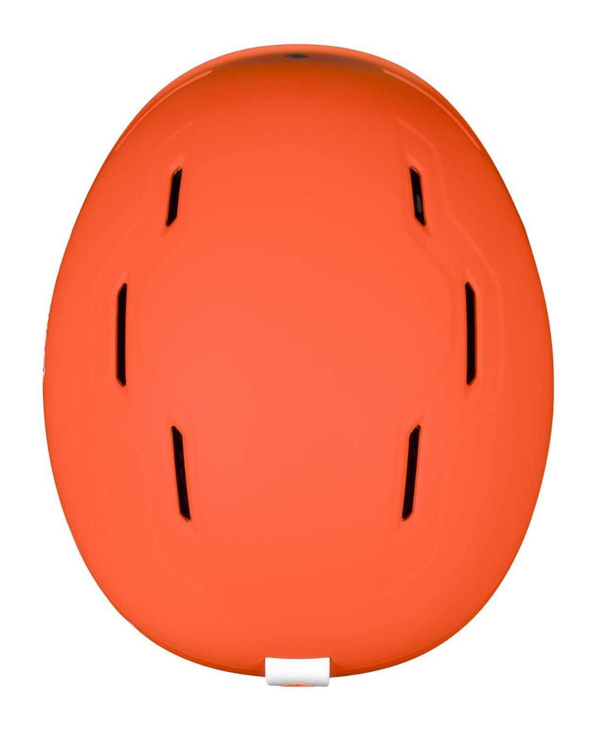 Orange Sweet Protection Winder Mips juniorhjälm sedd från ovan med strategiska ventilationsöppningar.