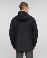 Mammut Haldigrat Gore-Tex HS Thermo Hooded Jacket Men - Svart jacka bakifrån