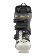 Salomon S/Pro Supra S BOA 105 damtoffel i grått och svart med BOA-spänne framifrån.