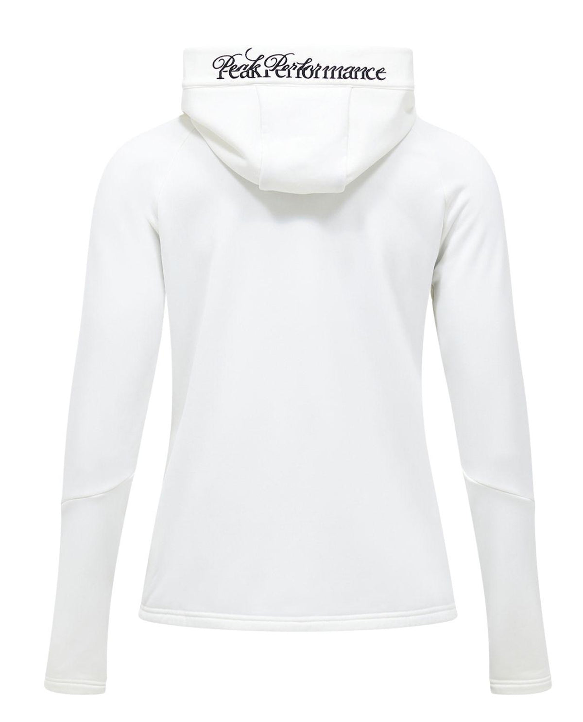 Peak Performance 40Y Rider Zip Hood dam i offwhite färg bakifrån