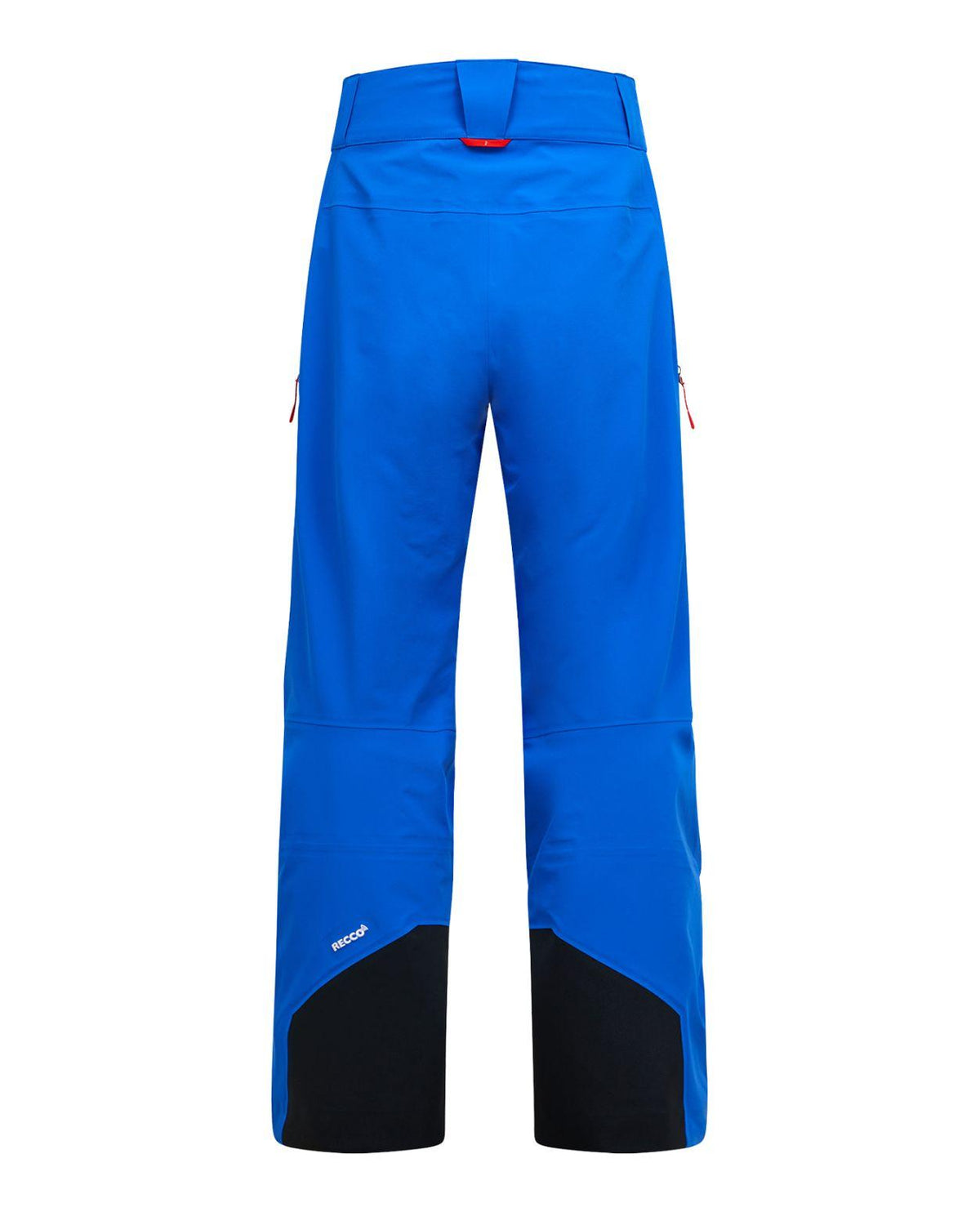 Peak Performance 40Y R&D Gore-Tex skidbyxor för herrar i Ice Peak Blue bakifrån.