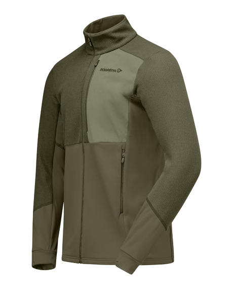 Norrøna Lofoten warm2 Jacket Men - Olive Night/Deep Lichen Green - Alpingaraget