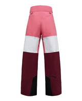 Peak Performance Gravity Insulated Pants Junior - Mountain Blush/Antarctica skidbyxor bakifrån